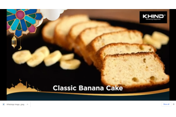 Electric Oven OT50 & Stand Mixer SM506P | Classic Banana Cake